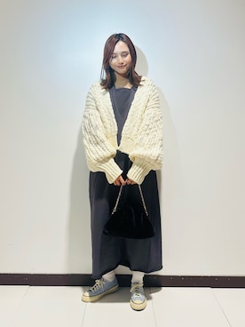 「アイテム（ワンピース/ドレス）」を使った、KAMEさん（レディース・160cm）の秋コーディネート