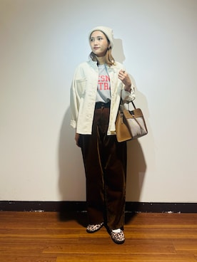 KAMEさん(レディース・160cm)の秋コーディネート