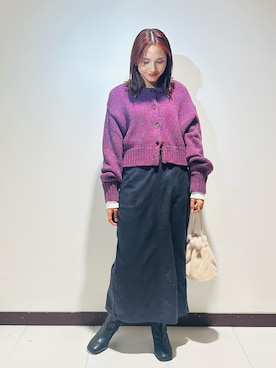 「ITEMS URBANRESEARCH（アイテムズ アーバンリサーチ）のアイテム（シャツ/ブラウス）」を使った、KAMEさん（レディース・160cm）の秋コーディネート
