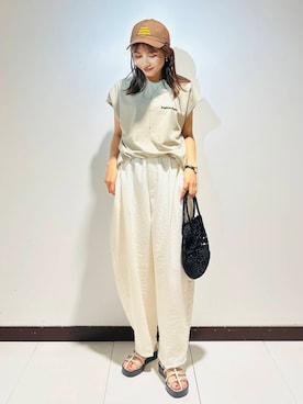 KAMEさん(レディース・160cm)の夏コーディネート