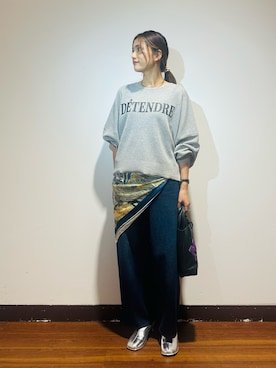 「ITEMS URBANRESEARCH（アイテムズ アーバンリサーチ）のアイテム」を使った、KAMEさん（レディース・160cm）の秋コーディネート
