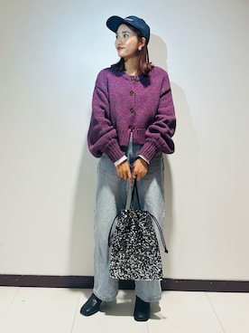 「ITEMS URBANRESEARCH（アイテムズ アーバンリサーチ）のアイテム（シャツ/ブラウス）」を使った、KAMEさん（レディース・160cm）の秋コーディネート