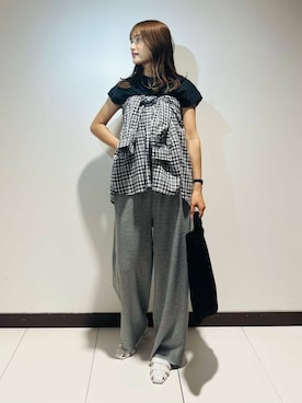 KAMEさん（レディース・160cm）の夏コーディネート