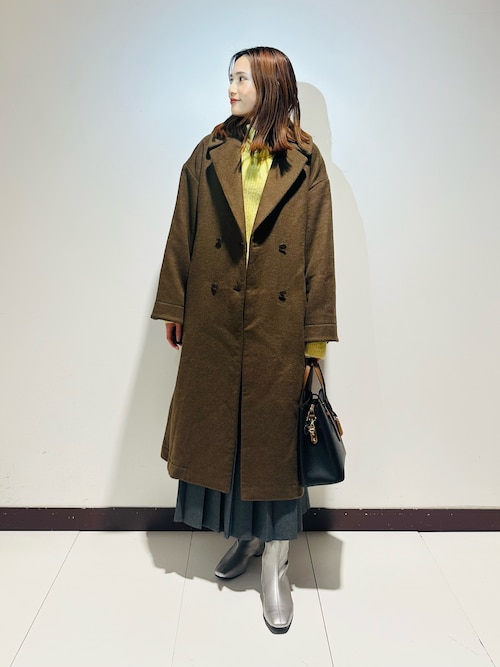 セール】ウールブレンドビッグコート（その他アウター）｜ITEMS