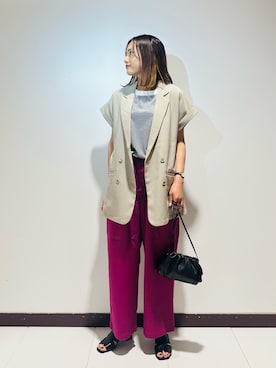 KAMEさん(レディース・160cm)の夏コーディネート