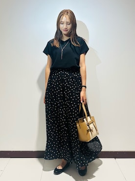 「骨格ナチュラル」｜KAMEさん（レディース・160cm）の秋コーディネート