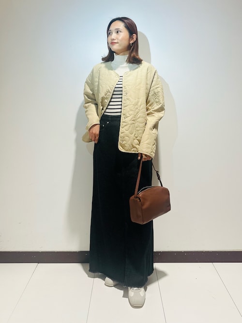 セール】ノーカラー中綿ブルゾン（ノーカラージャケット）｜ITEMS