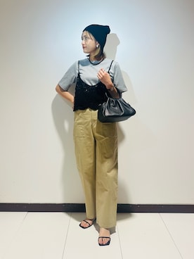 「ITEMS URBANRESEARCH（アイテムズ アーバンリサーチ）のアイテム」を使った、KAMEさん（レディース・160cm）の春コーディネート