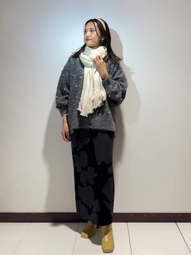 「スカートコーデ」｜KAMEさん（レディース・160cm）の秋コーディネート