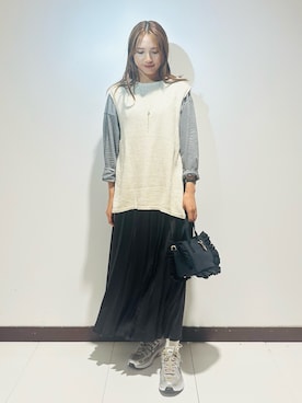 KAMEさん（骨格ナチュラル・レディース・160cm）の秋コーディネート