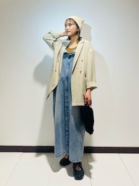 KAMEさん（レディース・160cm）の春コーディネート