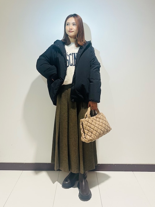 セール】GREENDOWNコクーンフードジャケット（ダウンジャケット/コート