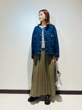 KAMEさん（骨格ナチュラル・レディース・160cm）の秋コーディネート