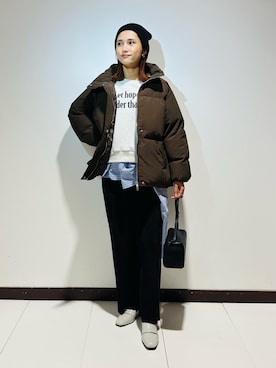 KAMEさん（レディース・160cm）の冬コーディネート