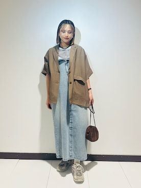 「ITEMS URBANRESEARCH（アイテムズ アーバンリサーチ）のアイテム」を使った、KAMEさん（レディース・160cm）の春コーディネート