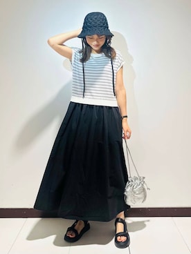 「夏アイテム」｜ameさん（レディース・160cm）の夏コーディネート