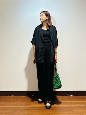 「アイテム（その他アウター）」を使った、KAMEさん（レディース・160cm）の夏コーディネート
