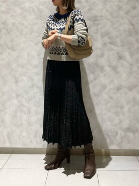 strakuさん（レディース・160cm）の冬コーディネート