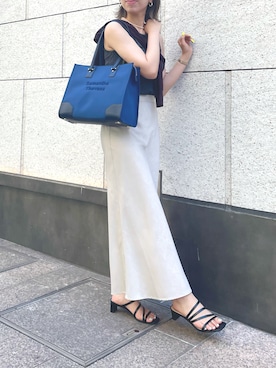 「サマンサタバサ」｜「アイテム（サンダル）」を使った、strakuさん（レディース・160cm）の夏コーディネート