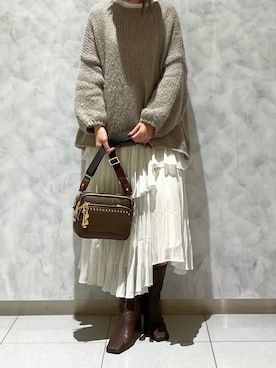 strakuさん（レディース・160cm）の冬コーディネート