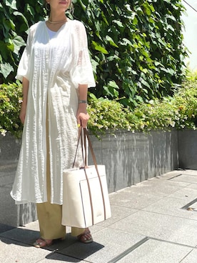 「サマンサタバサ」｜「アイテム（ワンピース/ドレス）」を使った、strakuさん（レディース・160cm）の夏コーディネート