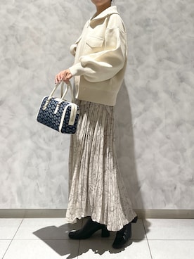 「ボストンバッグ」｜strakuさん（レディース・160cm）の春コーディネート