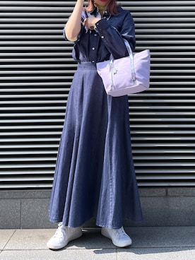 「おさんぽスタイル」｜strakuさん（レディース・160cm）の春コーディネート
