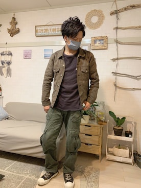 「CEDAR CREST（セダークレスト ）のアイテム」を使った、kibecchiさん（メンズ・170cm）の秋コーディネート