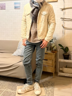 「JOURNAL STANDARD（ジャーナルスタンダード）のアイテム（ブルゾン）」を使った、kibecchiさん（メンズ・170cm）の冬コーディネート