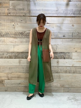 サーロイン松浦さん（レディース・165cm）の夏コーディネート