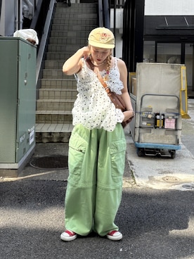 あみこさん（レディース・156cm）の春コーディネート