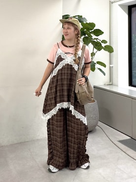 あみこさん(レディース・156cm)の夏コーディネート