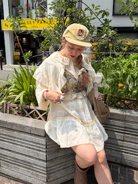 あみこさん(レディース・156cm)の夏コーディネート