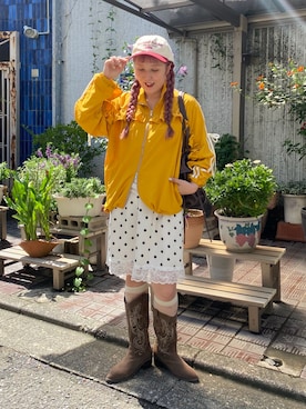 あみこさん(レディース・156cm)の夏コーディネート
