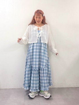 あみこさん（レディース・156cm）の夏コーディネート