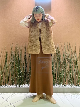 あみこさん(レディース・156cm)の秋コーディネート