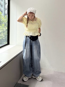 あみこさん（レディース・156cm）の夏コーディネート