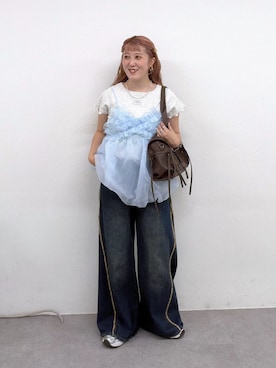 あみこさん(レディース・156cm)の夏コーディネート