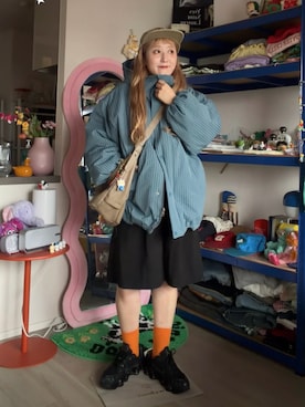 あみこさん（レディース・156cm）の秋コーディネート