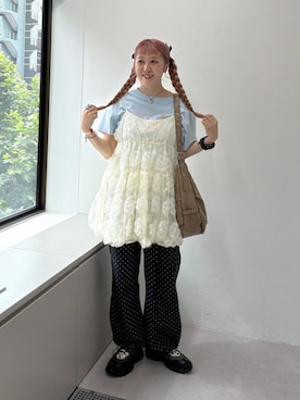 あみこさん(レディース・156cm)の夏コーディネート