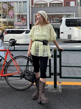 あみこさん（レディース・156cm）の夏コーディネート