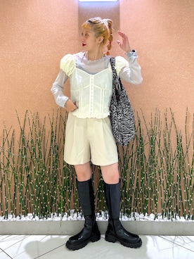 「alleybywcloset」｜あみこさん（レディース・156cm）の秋コーディネート