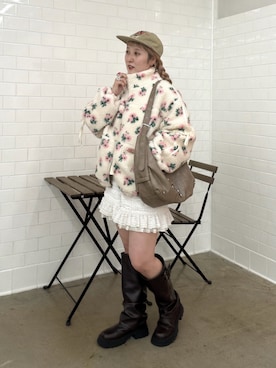 あみこさん(レディース・156cm)の秋コーディネート