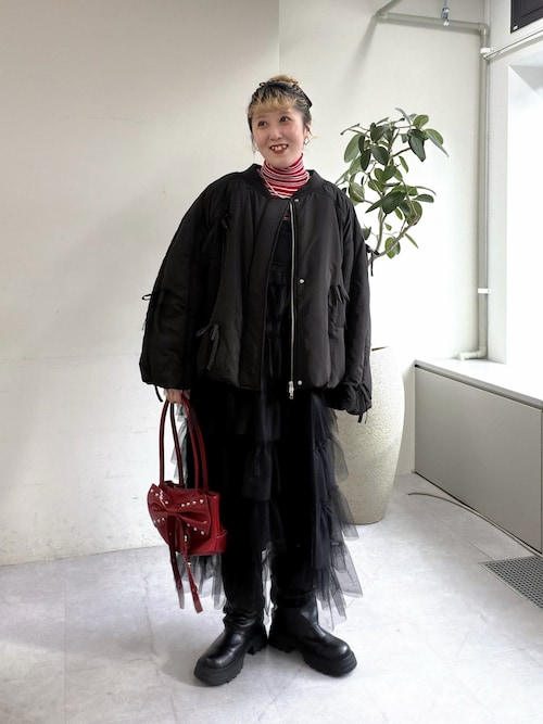 ボーダータートルニット（ニット/セーター）｜w closet（ダブル