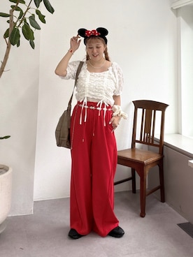 あみこさん（レディース・156cm）の夏コーディネート