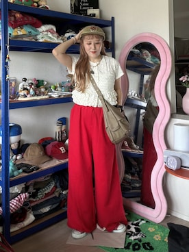 あみこさん（レディース・156cm）の夏コーディネート