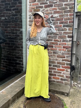 「w closet（ダブルクローゼット）のアイテム」を使った、あみこさん（レディース・156cm）の春コーディネート