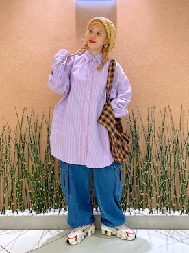 「alleybywcloset」｜あみこさん（レディース・156cm）の夏コーディネート