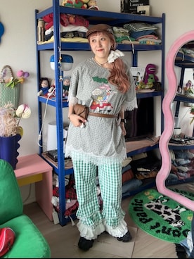 あみこさん（レディース・156cm）の春コーディネート