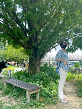 「ADRER」｜るんさん（メンズ・180cm）の春コーディネート